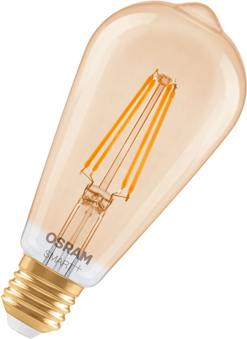 E27 LED Lamp | 6W Goud 2400K 220V/240V 824 680Lm | 300° Dimbaar van OSRAM SMART+ – productfoto