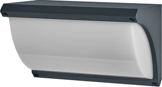 Endura Classic LED-wandlamp Angela, E27-uitvoering, IP54, aluminium Smart+ compatibel van OSRAM SMART+ in Donkergrijs – productfoto 1 van 3