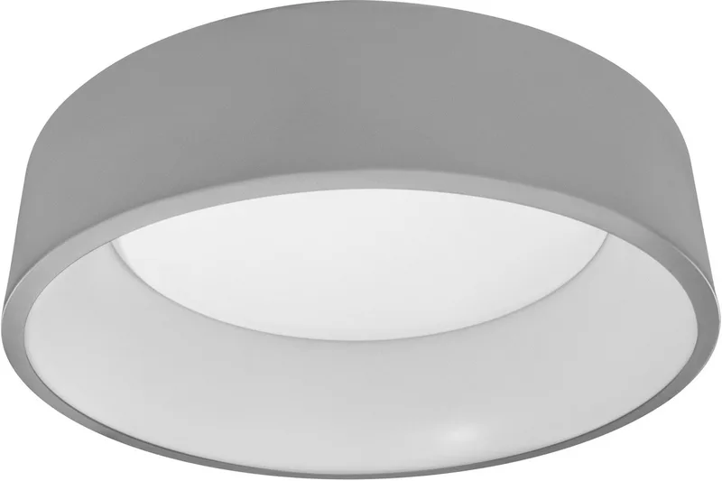 Matter Cylinder LED Plafondlamp Grijs 450mm, 24W, 930lm, TW 3000-6500K, WiFi, Alexa, PMMA van OSRAM SMART+ in Acacia colour – productfoto