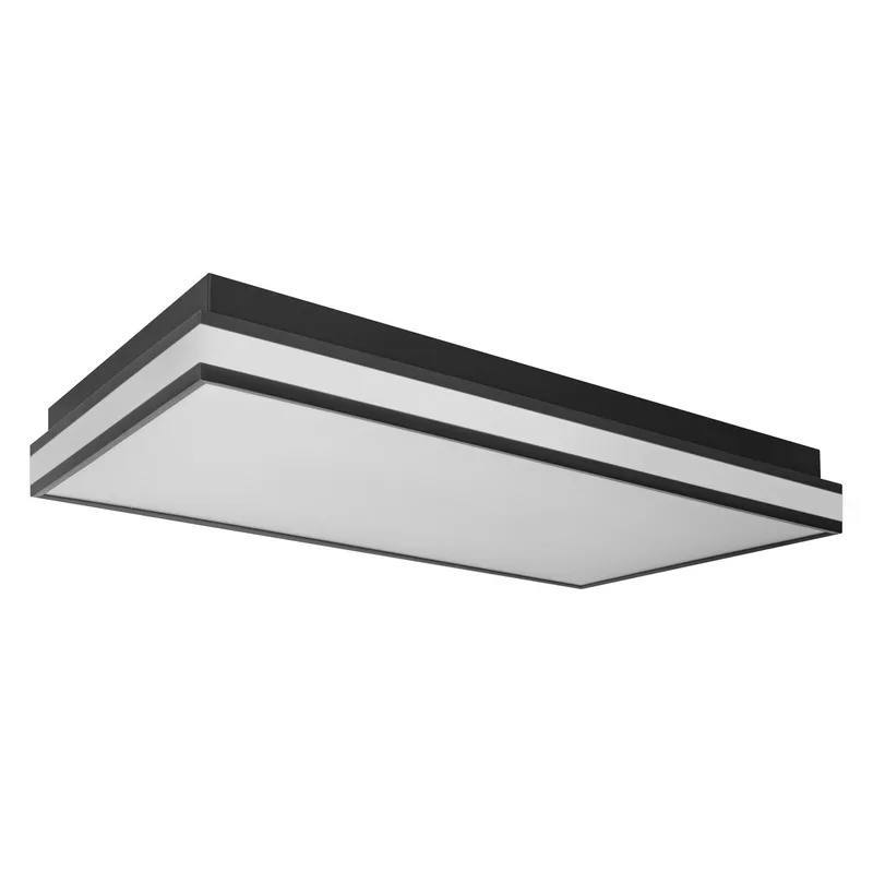 Matter Magnet LED Plafondlamp 600x300mm 42W, 2300lm, 3000-6500K TW, WiFi, Alexa van OSRAM SMART+ in Zwart – productfoto