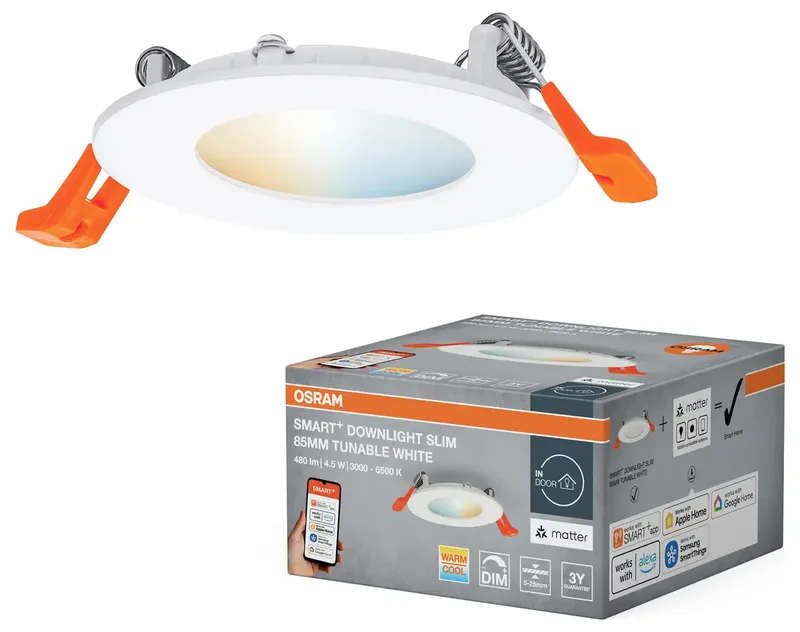 Matter Recess Slim Verzonken spot 8 W by OSRAM SMART+ – product photo 2 of 2