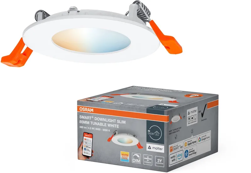 Matter Recess Slim Verzonken spot 8 W by OSRAM SMART+ – product photo 1 of 2