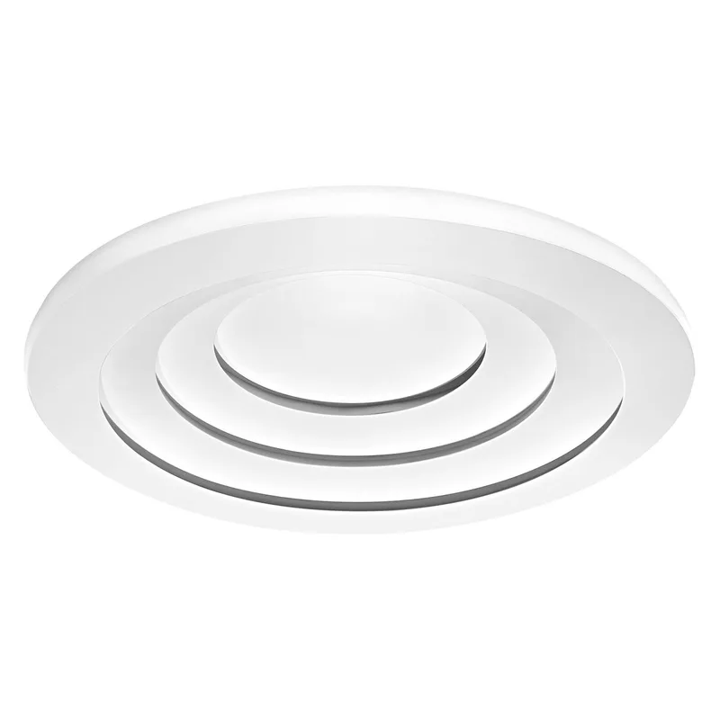 Matter Spiral LED Plafondlamp 500mm, 40W, 1900lm, TW 3000-6500K, Matter WiFi, Alexa, PMMA fra OSRAM SMART+ i Hvid – produktbillede