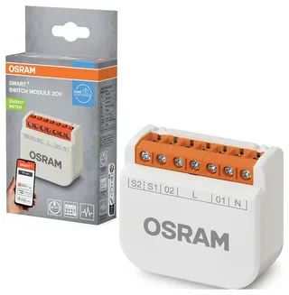 OSRAM,Smart+,Module WIFI SWITCH MODULE 2CH van OSRAM SMART+ in Wit – productfoto 2 van 2