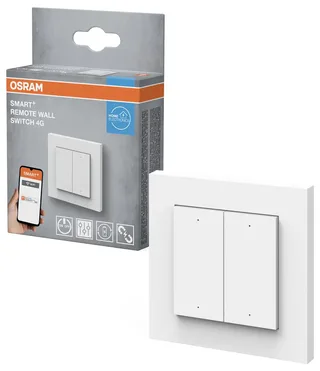 OSRAM,Smart+,Schakelaar WIFI REMOTE WALL SWITCH 4G van OSRAM SMART+ in Wit – productfoto 3 van 3