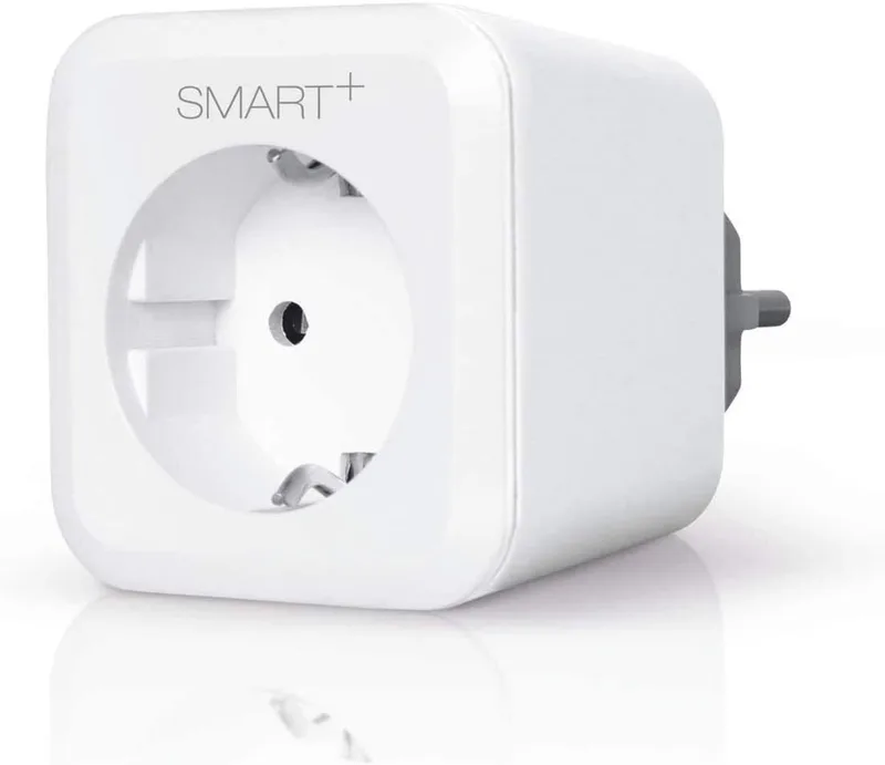 Plug, Bluetooth schakelbaar stopcontact, op afstand bedienbaar, voor het bedienen van de verlichting in uw slimme huis, compatibel met Apple Homekit en LEDVANCE Smart+ app voor Android från OSRAM SMART+ i Vit – produktbild