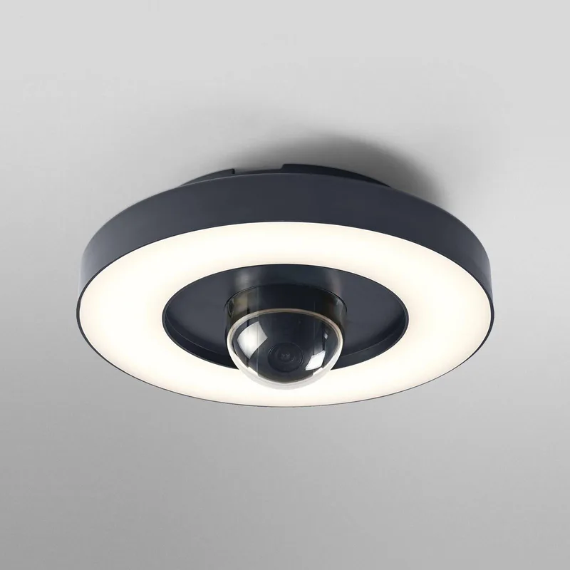 Wifi LED-buitencamera CIRCLE, grafiet Sensor IP44 van OSRAM SMART+ in Donkergrijs – productfoto 4 van 5