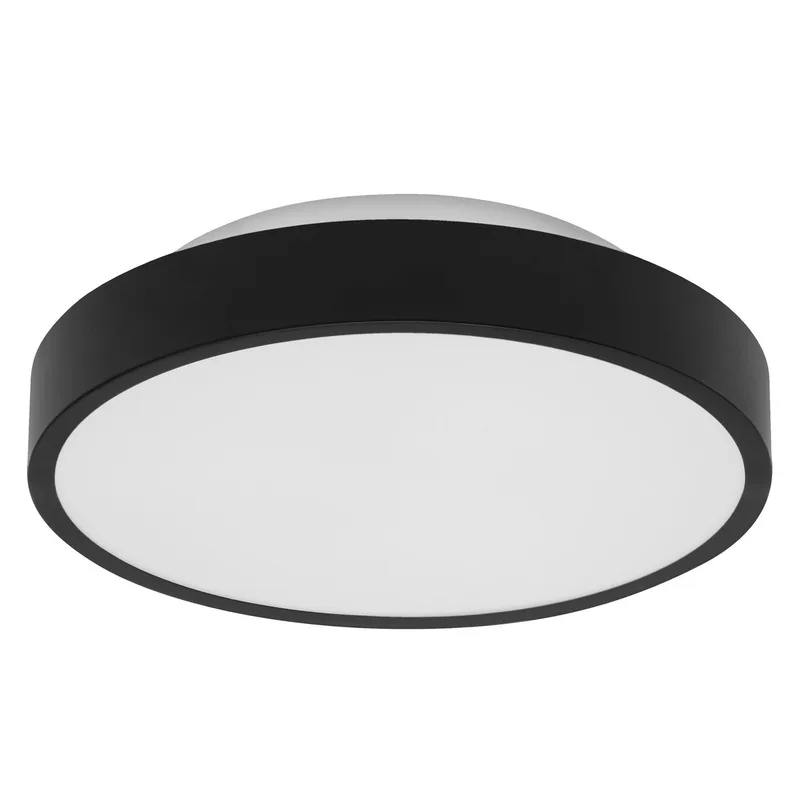 WiFi Orbis Backlight LED wandlamp 350mm, 28W, 1400lm, TW 3000-6500K, RGB, Alexa van OSRAM SMART+ in Zwart – productfoto