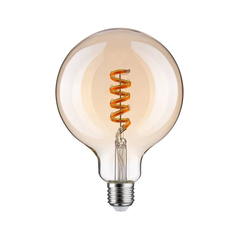 LED bol G125 ZigBee E27 6,3W RGBW van Paulmann in Goud – productfoto