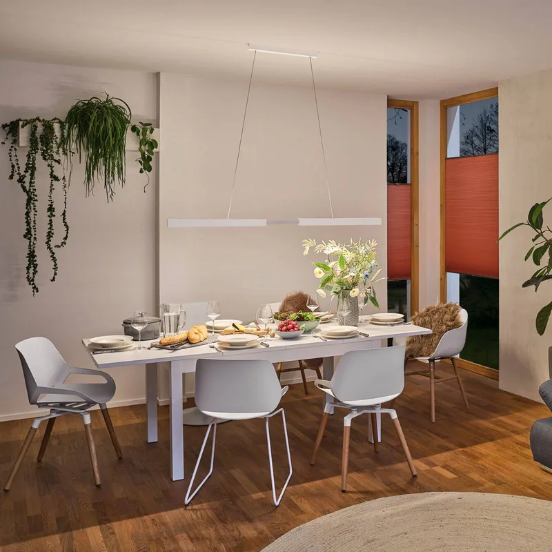 LED hanglamp Aptare, wit, 2700 K, smart, dimbaar. by Paulmann in Wit mat – product photo