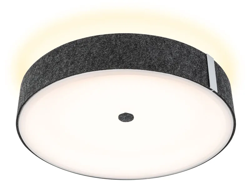 LED-plafondlamp Smart Home Zigbee 3.0 Malika Tunable White 2500lm 230V 26W dimbaar van Paulmann in Antraciet – productfoto