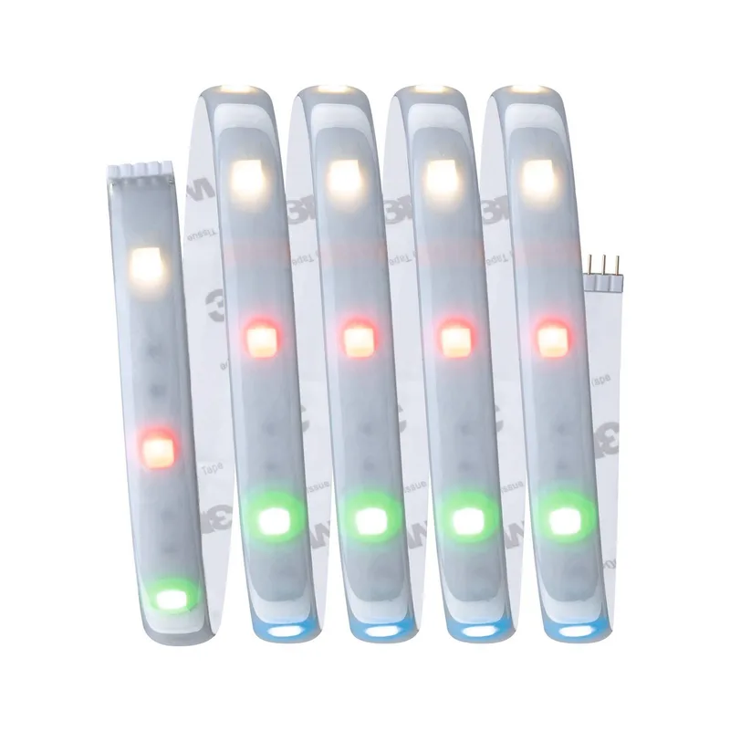 MaxLED 250 basisset IP44 RGBW ZigBee 1,5m van Paulmann in Zilver – productfoto
