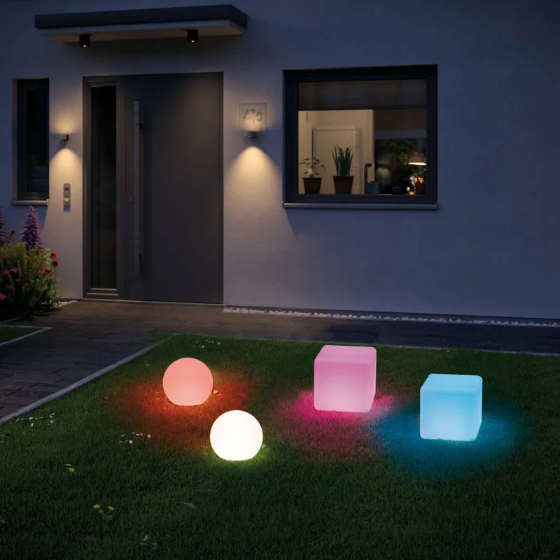 Plug & Shine decoratieve lamp Globe ZigBee RGBW by Paulmann in White – product photo