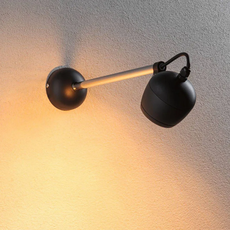 Smart LED buiten wandlamp Kikolo, CCT IP65 van Paulmann in Antraciet – productfoto