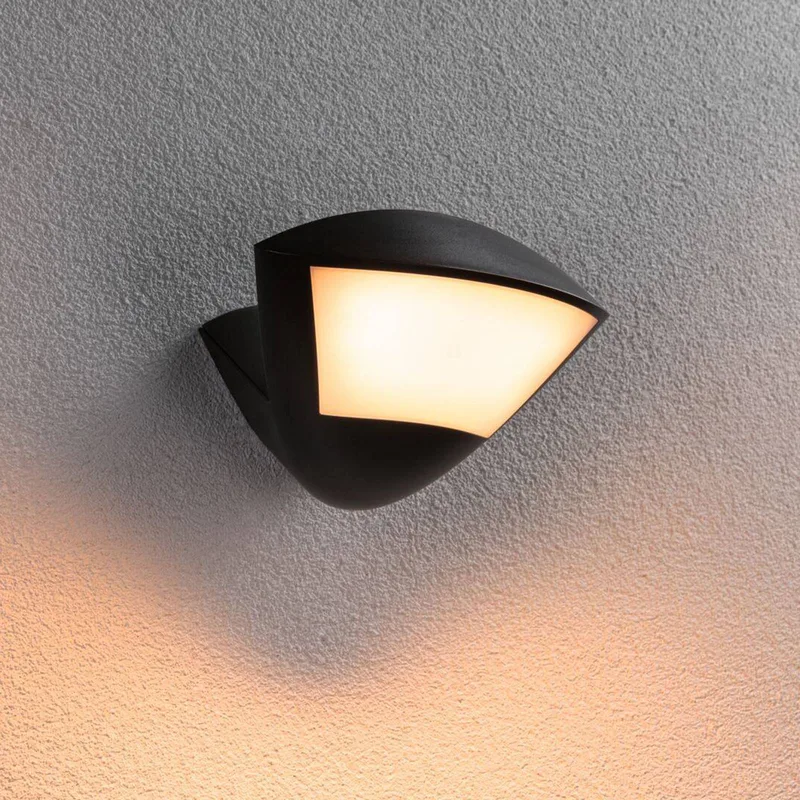 Smart Sensor buitenwandlamp Skyla CCT IP44 van Paulmann in Antraciet – productfoto