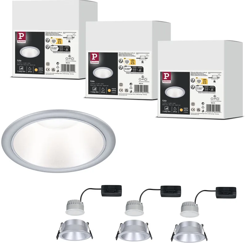 Zigbee 3.0 Smart Home Startset Smik Gateway + LED Paneel Amaris - RGBW+ - 35W - 2500lm - Wit/Antraciet - Dimbaar fra Paulmann i Hvid, Antracit – produktbillede