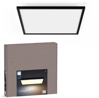 Aurelle - vierkante LED plafondlamp - aanpasbaar wit licht - Ø 600mm - slimme verlichting de Philips Hue en Noir – photo produit 1 sur 2