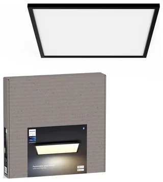 Aurelle - vierkante LED plafondlamp - aanpasbaar wit licht - Ø 600mm - slimme verlichting de Philips Hue en Noir – photo produit 2 sur 2