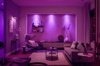Centura inbouwspot - wit en gekleurd wit - 3-pack - rond - GU10 van Philips Hue in Zwart – productfoto 2 van 3