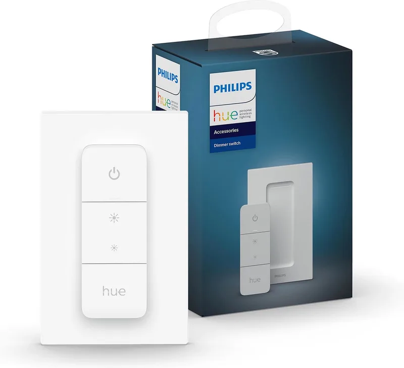 dimmer switch - draadloze schakelaar van Philips Hue in Wit – productfoto 1 van 5