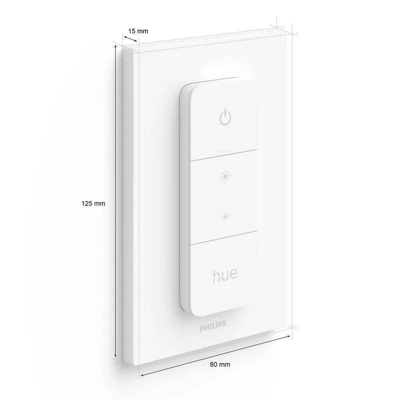 dimmer switch - draadloze schakelaar van Philips Hue in Wit – productfoto 2 van 5