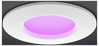 dunne LED inbouwspot - badkamerverlichting - GU10 fitting - bevat 1 inbouwspot - aanpasbaar wit en gekleurd licht - wit - IP44: spatwaterdicht - Ø: 90mm - slimme verlichting fra Philips Hue i Hvid – produktbillede 2 af 2