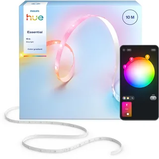 Essential LED Strip - 10m - Gekleurd licht - Dimbaar - Knip op maat- Bediening via onze app of met je stem by Philips Hue in White – product photo 1 of 5