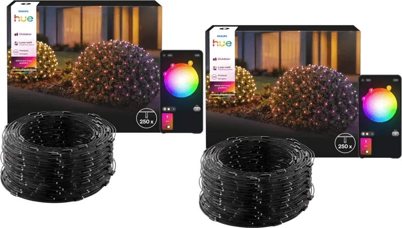 Festavia LED Lichtnet 3,45 x 1 meter Duo Pack van Philips Hue – productfoto