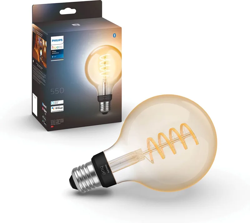 filament globelamp G93 - warm tot koelwit licht - 1-pack - E27 van Philips Hue – productfoto 1 van 6