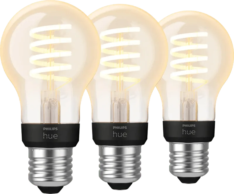 Filamentlamp White Ambiance Standaard E27 3-pack by Philips Hue – product photo