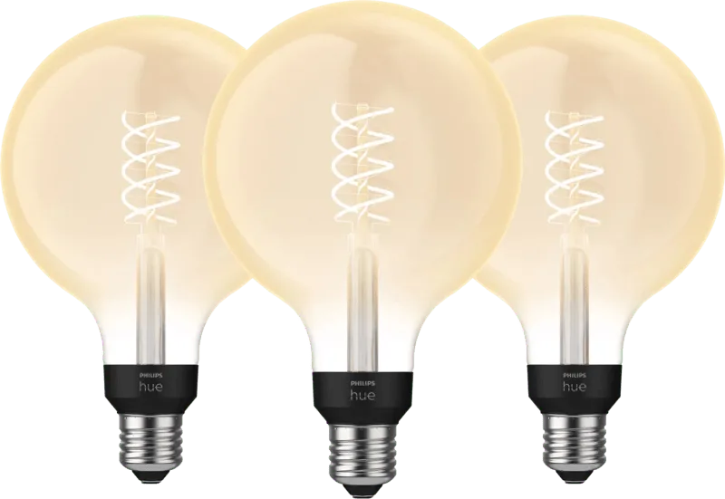 Filamentlamp White Globe XL E27 - 2023 - 3-pack fra Philips Hue – produktbillede