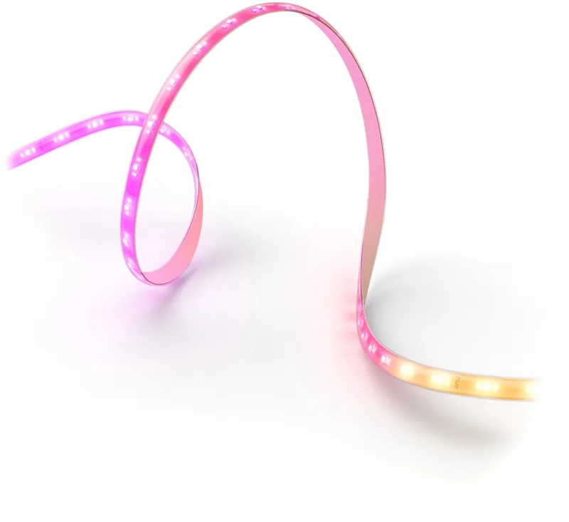Flux LED strip 12 Meter - en Gekleurd Licht - Light Strip - Incl. Voedingskabel - Hue White and Color Ambiance van Philips Hue in Wit – productfoto