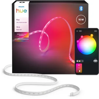 Flux ultraheldere LED strip 10 m Aan te passen scènes en effecten Nauwkeurige kleurovergangen van Chromasync™ Ultrahelder, echt licht 6000 lumen van Philips Hue in Wit – productfoto 1 van 2