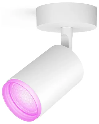 Fugato opbouwspot - wit en gekleurd licht - 1-spot - wit von Philips Hue in Weiß – Produktfoto 3 von 3