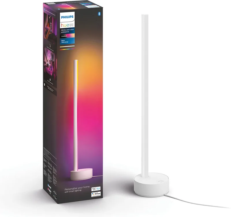 gradient Signe tafellamp - wit en gekleurd licht - wit von Philips Hue in Weiß – Produktfoto 1 von 2