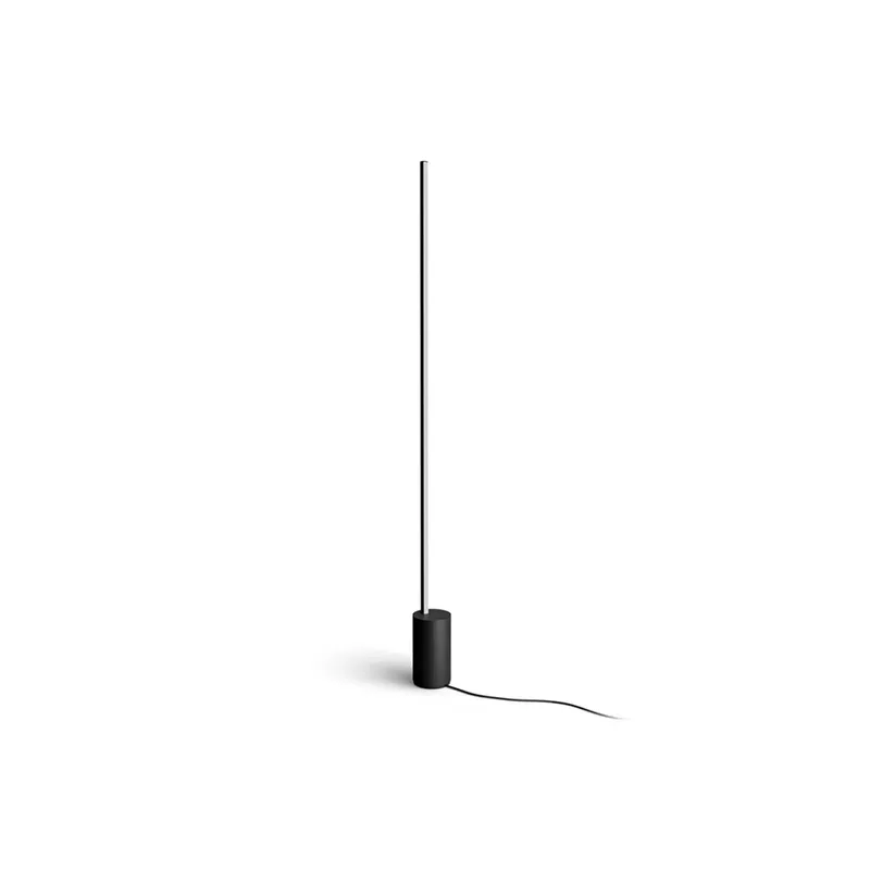 gradient Signe vloerlamp - wit en gekleurd licht de Philips Hue en Noir – photo produit 2 sur 6