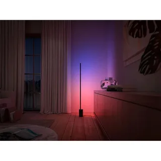 gradient Signe vloerlamp - wit en gekleurd licht de Philips Hue en Noir – photo produit 6 sur 6