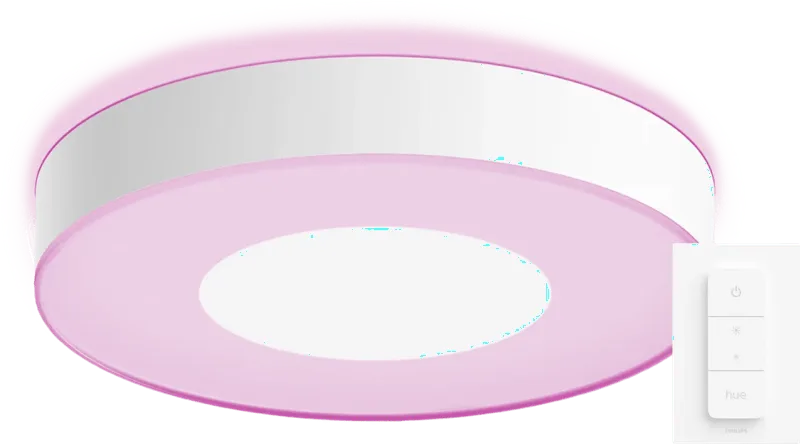 Infuse L plafondlamp White and Color Wit + dimmer by Philips Hue – product photo