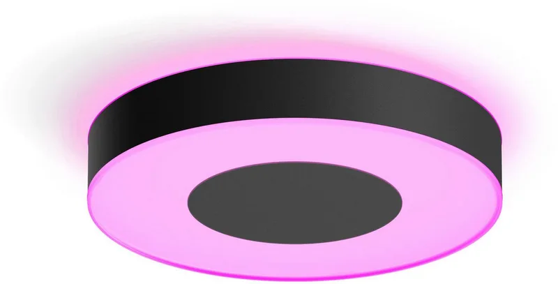 Infuse plafondlamp - wit en gekleurd licht - 42cm de Philips Hue en Noir – photo produit 3 sur 5