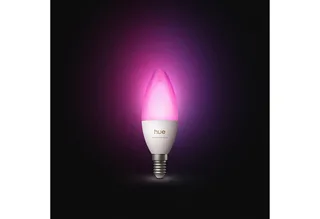 LED-Leuchtmittel Smarte Kerzenlampe, E14, 500 lm, White & Color Ambiance, 2er‑Pack, E14, 2 St., Farbwechsler, 1000–20000K, auf 0,2% dimmbar, App‑ & Sprachsteuerung van Philips Hue in Wit – productfoto 2 van 5