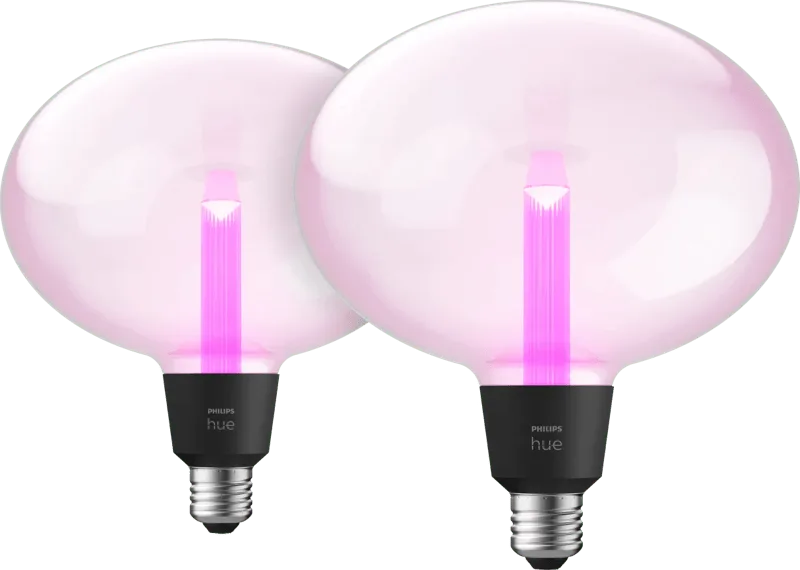 Lightguide Ellipse White and Color E27 2-pack de Philips Hue – photo produit