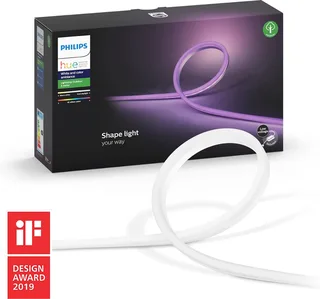 lightstrip outdoor - wit en gekleurd licht - 5m by Philips Hue in Transparent – product photo 1 of 3