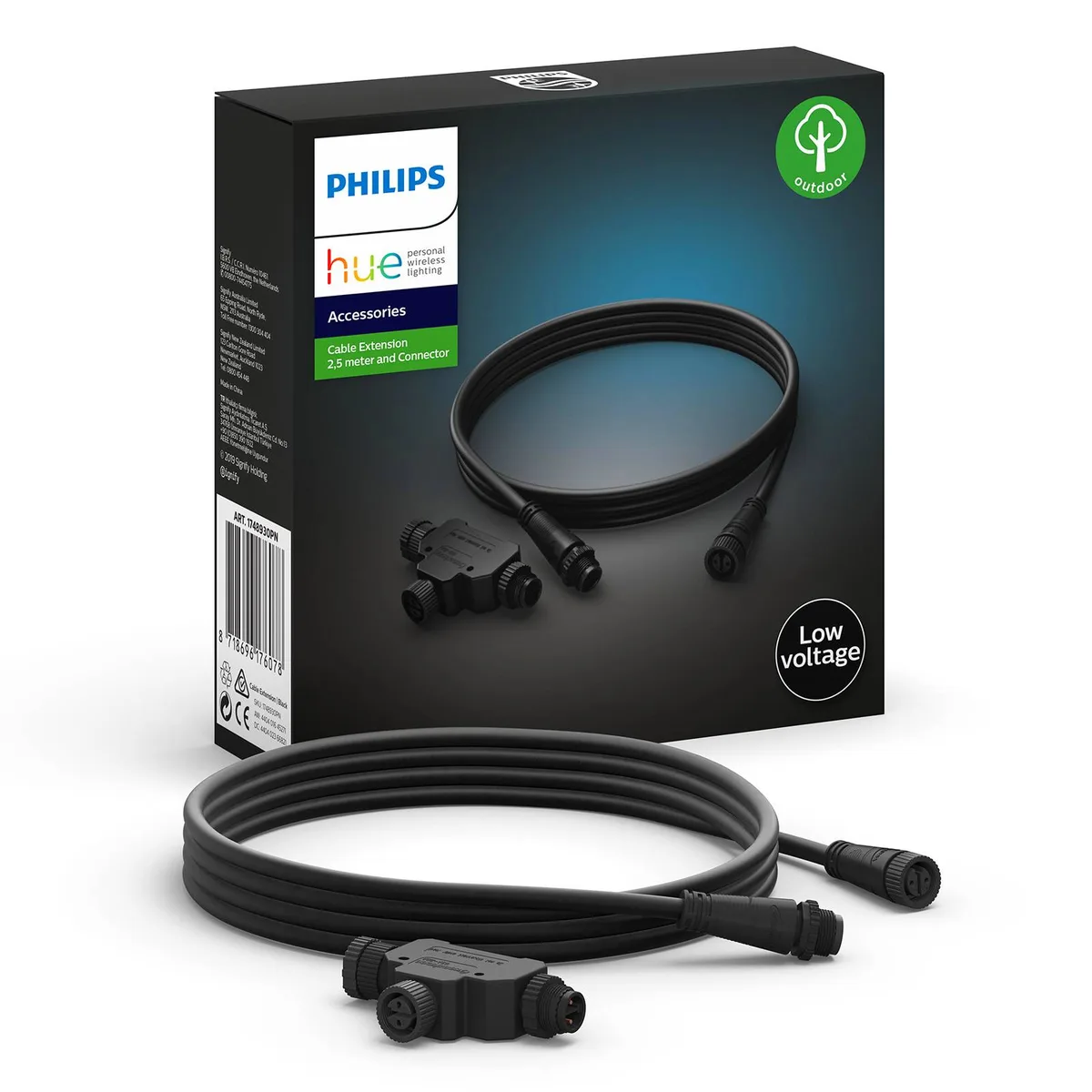 tint Forbindelseskabel Kabel fra Philips Hue i Sort – produktbillede
