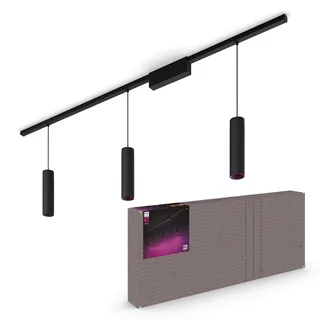 Perifo - basisset - LED hanglamp - aanpasbaar wit en gekleurd licht -3 lichtpunten - slimme verlichting de Philips Hue en Noir – photo produit 2 sur 5