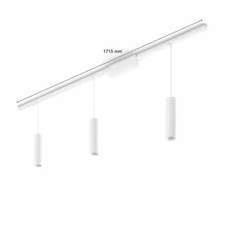 Perifo - basisset - LED hanglamp - wit - aanpasbaar wit en gekleurd licht -3 lichtpunten - slimme verlichting von Philips Hue in Weiß – Produktfoto 3 von 5