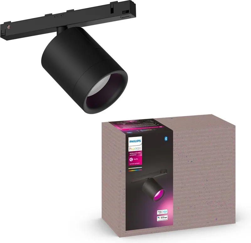 Perifo opbouwspot - wit en gekleurd licht - uitbreiding de Philips Hue en Noir – photo produit