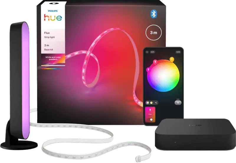 Play Gradient LED Strip 55 tot 65 inch TV + Sync Box 4K Compleet Startpakket von Philips Hue – Produktfoto