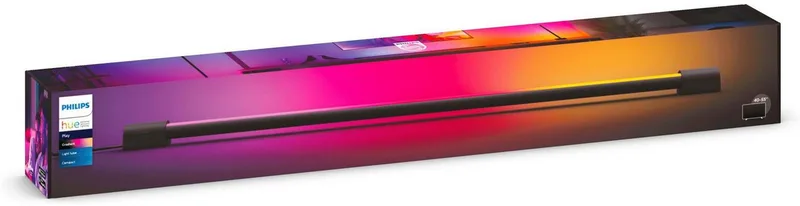 Play gradient light tube - wit en gekleurd licht - 75cm von Philips Hue in Schwarz – Produktfoto 4 von 5