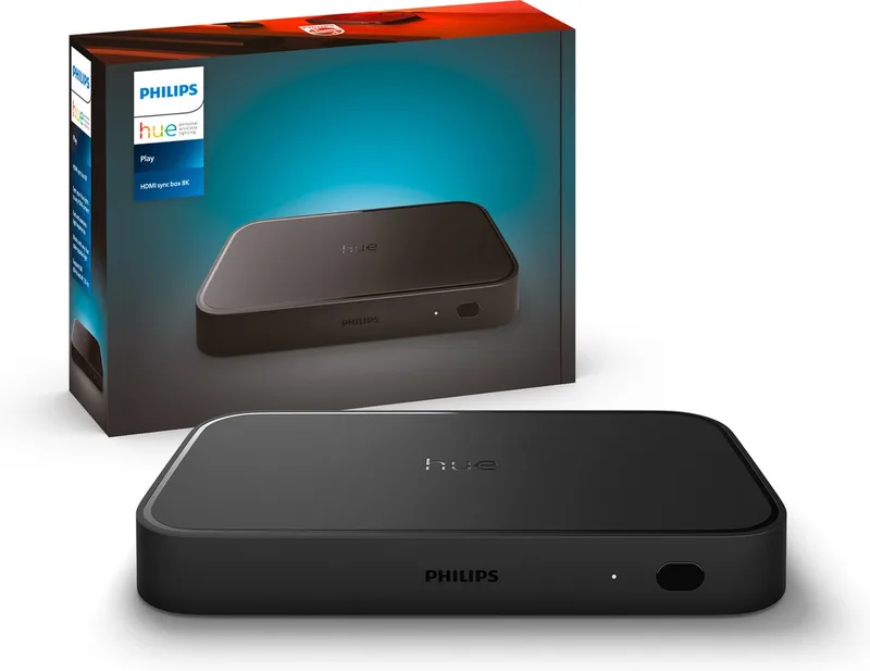 Play HDMI sync box 8k van Philips Hue in Zwart – productfoto
