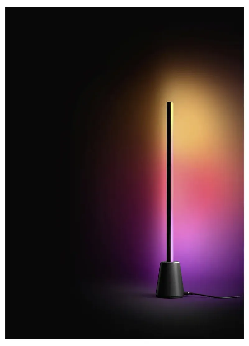 Play LED tafellamp - entertainment - aanpasbaar wit en gekleurd licht - 60 cm - slimme verlichting by Philips Hue in Black – product photo 2 of 2